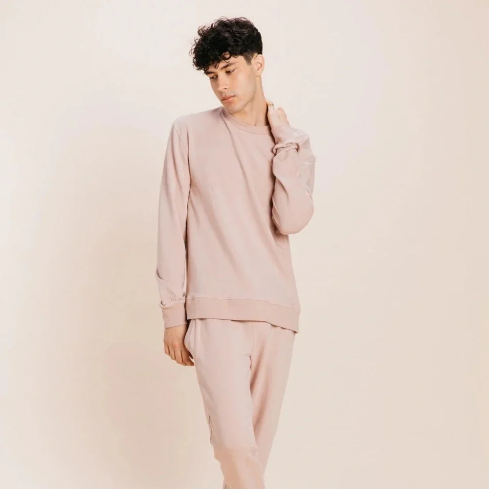 Men’s Ocio Leisurewear Classic Crewneck in Bloom - Picture 7 of 7